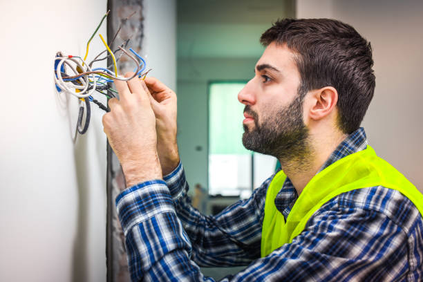 electrician fixing wiring